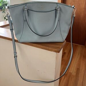 Kate Spade Blue Leather Shoulder Bag